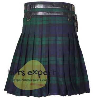 Black Watch Modern Best Tartan Utility Kilt With Detachable Pockets Kilt Experts