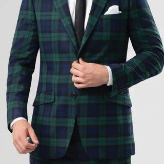 Black Watch Slim Fit Tartan Jacket (Available In Upto 65 Tartans) - Kilt Experts