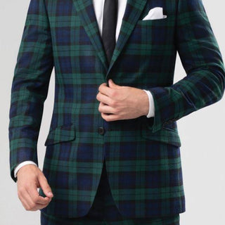 Black Watch Slim Fit Tartan Jacket (Available In Upto 65 Tartans) - Kilt Experts
