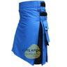 Blue & Black Two Tone hybird Kilt Kilt Experts