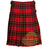 Brodie Red Morrison Tartan 8 And 5 Yards Kilt - Kilt Experts