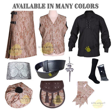 Camo Comfort Deal: Stylish Men's Kilt for Outdoor Adventures - Kilt Experts