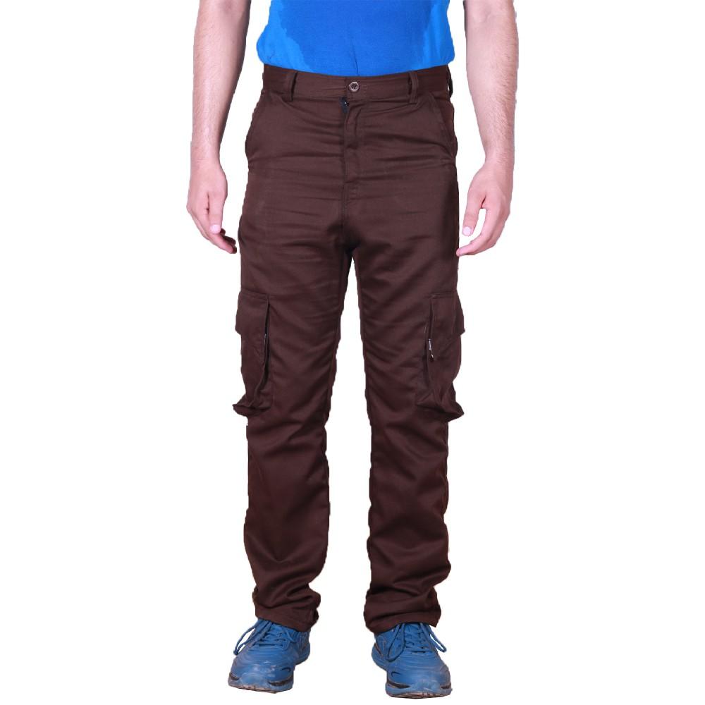 Chocolate Brown Cargo Pant For Work - Kilt Experts