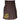 Chocolate Brown Leather Straps Utility Kilt With Brown Rivets and Brown Straps Kilt Experts