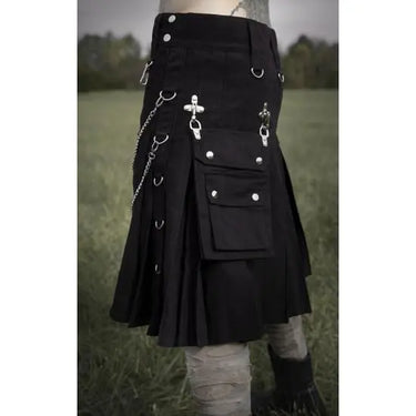 Fashionable Wedding Dress Utility Kilt With Chain Kilt Experts