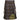 Gordon Weathered Tartan Heavy 16OZ Leather Straps Utility Kilt - Kilt Experts
