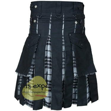 Grey Highlander Hybird Utility Kilt Kilt Experts