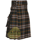 Heritage Of Ireland Tartan Acrylic Wool Heavy 16Oz Utility Kilt - Kilt Experts