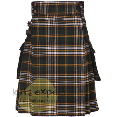 Heritage Of Ireland Tartan Acrylic Wool Heavy 16Oz Utility Kilt - Kilt Experts