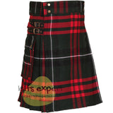 Heritage Of Wales Tartan Acrylic Wool Heavy 16Oz Utility Kilt - Kilt Experts