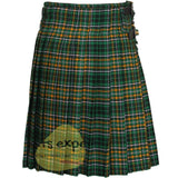 Ireland National Tartan 8 And 5 Yards Kilt - Kilt Experts