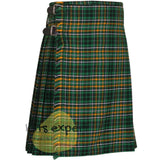 Ireland National Tartan 8 And 5 Yards Kilt - Kilt Experts