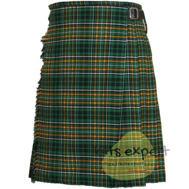 Ireland National Tartan 8 And 5 Yards Kilt - Kilt Experts