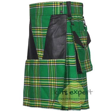 Irish Heritage 16OZ Tartan Kilt With Detachable Pockets (Available In Different Tartan) - Kilt Experts