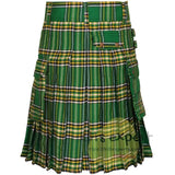 Irish Heritage Tartan Utility Kilt For Men's - Kilt Experts