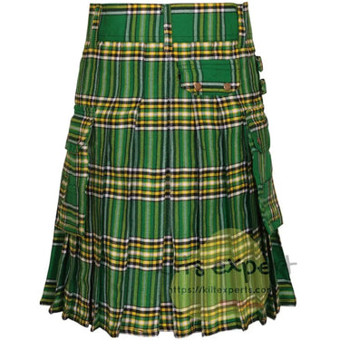 Irish Heritage Tartan Utility Kilt For Men's - Kilt Experts