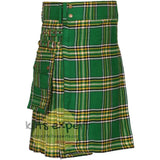 Irish Heritage Tartan Utility Kilt For Men's - Kilt Experts