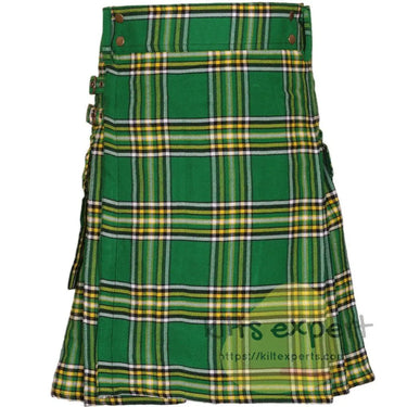 Irish Heritage Tartan Utility Kilt For Men's - Kilt Experts