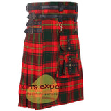 Irish Ulster Modern Best Tartan Utility Kilt With Detachable Pockets (60 Tartans Available) - Kilt Experts