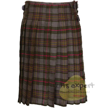 Kennedy Weathered Tartan 8 And 5 Yards Kilt - Kilt Experts
