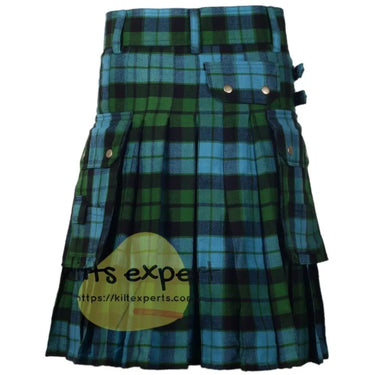 Mackay Ancient Tartan 16Oz Acrylic Wool Utility Kilt Kilt Experts