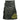 Men's Pure Black Cowhide Leather Kilt For Wedding/Events - Kilt Experts
