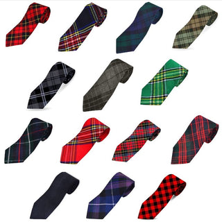 Men's Scottish Tartan Neck Tie Available In Different Tartans - Kilt Experts