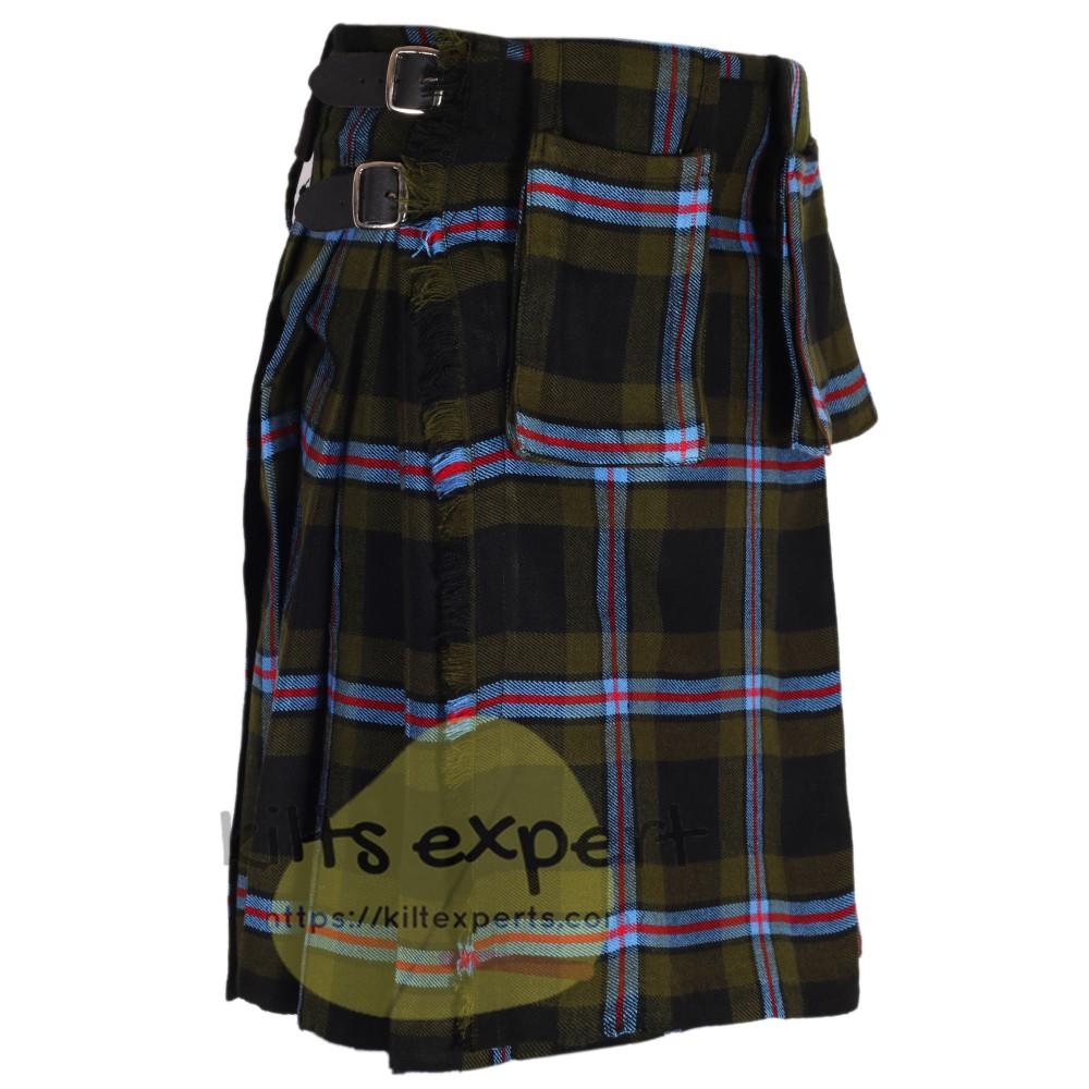 Modern Scottish Bootec Tartan Traditional 8 yards Kilt With Two Pockets - Kilt Experts