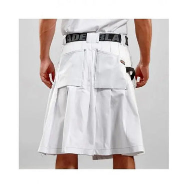 Modern White Fashion Utility Kilt Kilt Experts