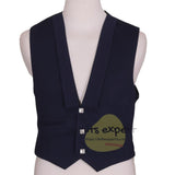 Navy Blue Charlie Jacket With 3 Button Vest - Kilt Experts