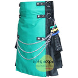 New Modern Fashion Utility Kilt With 4 Front Apron Free Kilt Experts