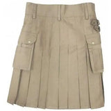 New Modern Khaki Working Utility Kilt Kilt Experts
