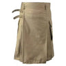 New Modern Khaki Working Utility Kilt Kilt Experts