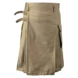 New Modern Khaki Working Utility Kilt Kilt Experts