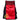 New Modern Red & Black Two Tone Utility Kilt Kilt Experts