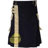 New Modern Utility Kilt With Golden Rivets Kilt Experts