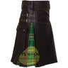 New Wedding Leather Stylish Irish heritage Hybird Kilt For Men's - Kilt Experts