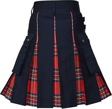 New Wedding Stylish Royal Stewart Hybird Kilt For Men's Kilt Experts