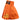 Orange Traditional Tartan Style Cotton Utility Kilt Kilt Experts