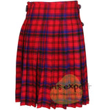 Robertson Red Tartan 8 & 5 Yards 16oz Kilt - Kilt Experts