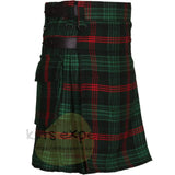 Rose Hunting Leather Straps Utility Kilt - Kilt Experts