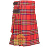 Royal Stewart Leather Straps Utility Kilt - Kilt Experts