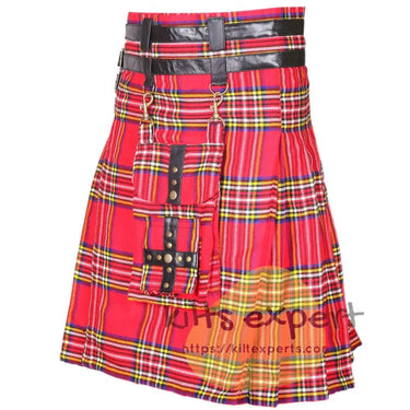 Royal Stewart Modern Best Tartan Utility Kilt With Detachable Pockets Kilt Experts