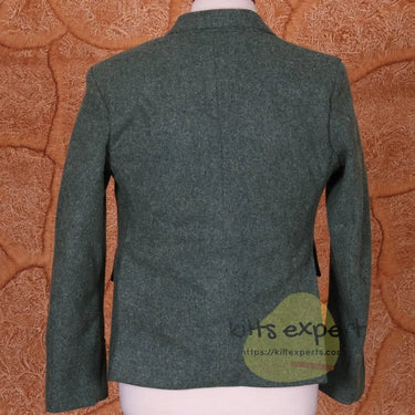 Scottish 100% Wool Argyle Jacket With 3 Celtic Button Vest (Available In Different Colors) - Kilt Experts