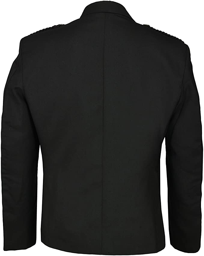 Scottish Black Argyll Kilt Jacket - Kilt Experts
