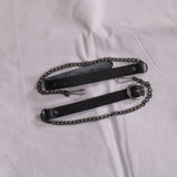 Scottish Deffirent Matel Bras Badge Kilt Sporrans for Men with a Leather Strap and an Antique Finish Chain - Kilt Experts