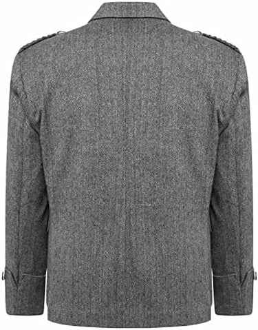 Scottish Grey Tweed Argyll Argyle Highland Kilt Jacket and Waistcoat Scottish Wedding kilt jacket Dress - Kilt Experts