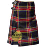 Scottish Traditional Black Stewart 8 Yard & 13oz Tartan Kilt Kilt Experts