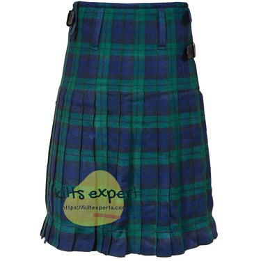 Scottish Traditional Black Watch 8 Yard & 13oz Tartan Kilt Kilt Experts