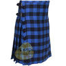 Scottish Traditional Buffalo Blue/Black 8 Yard & 16oz Tartan Kilt Kilt Experts